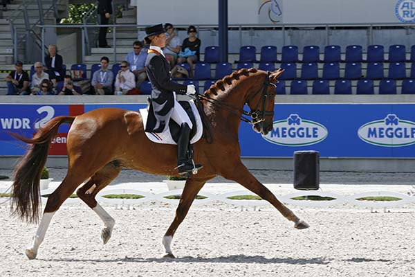 Adelinde Cornelissen mit Jerich Parzival Foto: Lune Jancke